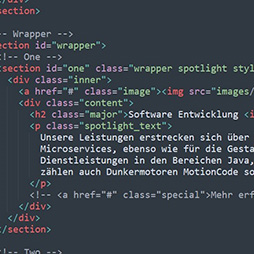 Bild mit code von Lawrence Monk